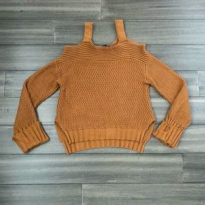 Size XS Womens boutique sweater lone sleeve off the should